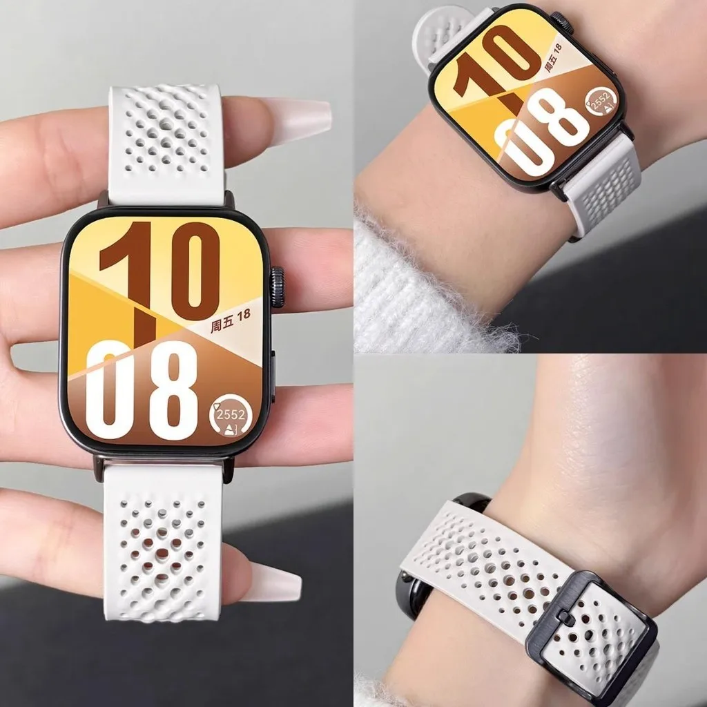 Мягкий силиконовый дышащий ремешок для часов Huawei Watch Fit 4 Fit 3, удобный браслет-браслет для часов Huawei Fit 4Pro, аксессуары