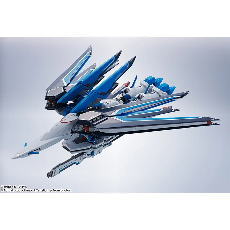 Bandai-Metal Robô Espíritos SIDE MS Rising Freedom Gundam Seed Anime Action Figure, brinquedo modelo original, coleção de presentes, 14cm