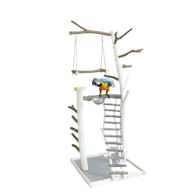 

Medium and large floor-to-ceiling bird training shit rack