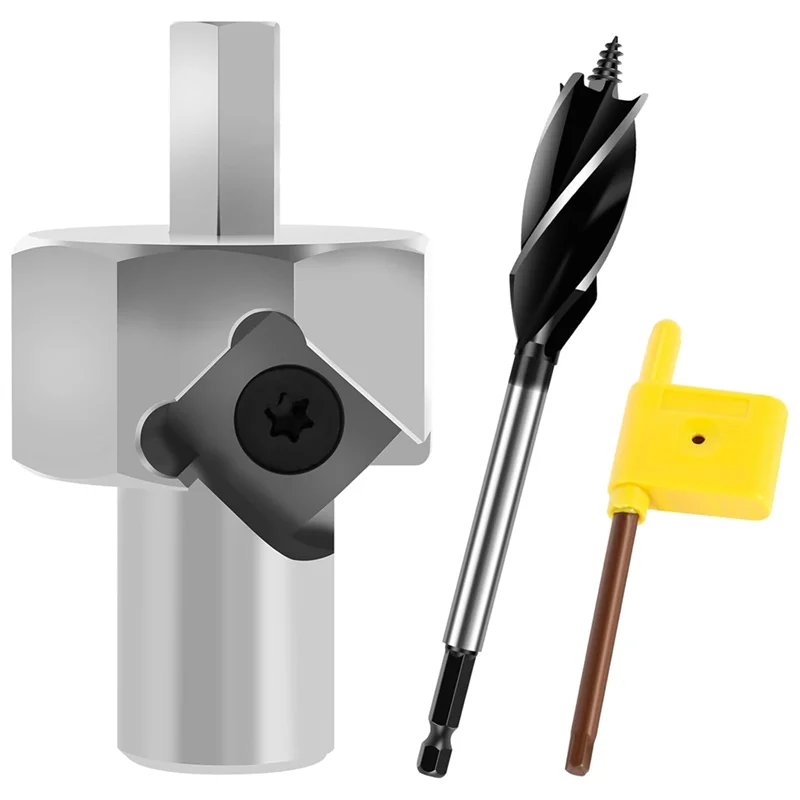 

ABRW-Woodworking Bench Dog Hole Chamfer Reamer Tool, Deburring Drill Bit,For Standard Electric Drills