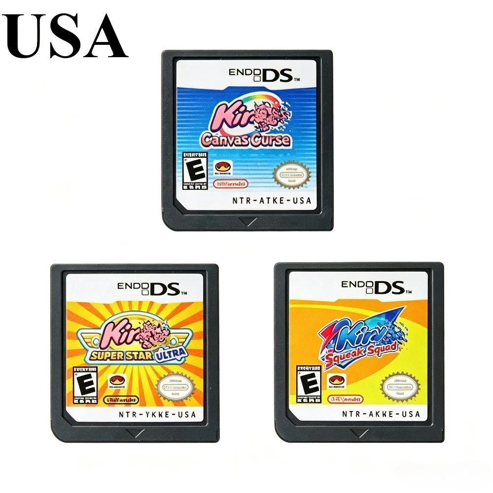 Kirby Series Game Cartridge For NDS GBA SP Console Video Game Card Classic Retro Game Collection Gifts For Game Players