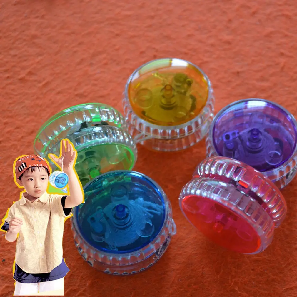 LED Flashing YoYo Ball Children Clutch Mechanism Magic Yo-Yo Toys For Kids Gift Toy Party Fashion Toy