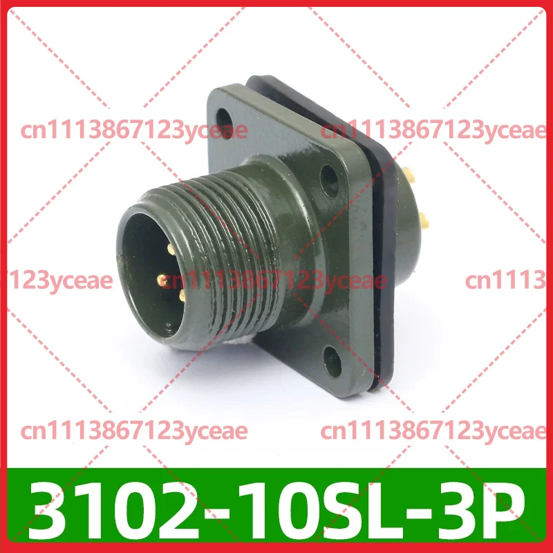For Industrial Equipment, 5015 Waterproof Circular Aviation Connector 3 Pin, MS3106A10SL-3S MS3102A10SL-3P Plug Socket