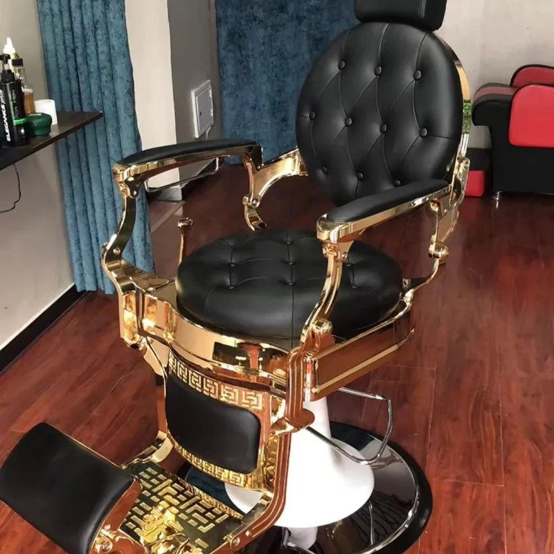 كرسي حلاق اقتصادي احترافي بتصميم عصري قابل للتعديل، منتجات فاخرة عالية الجودة، أثاث صالون تصفيف الشعر