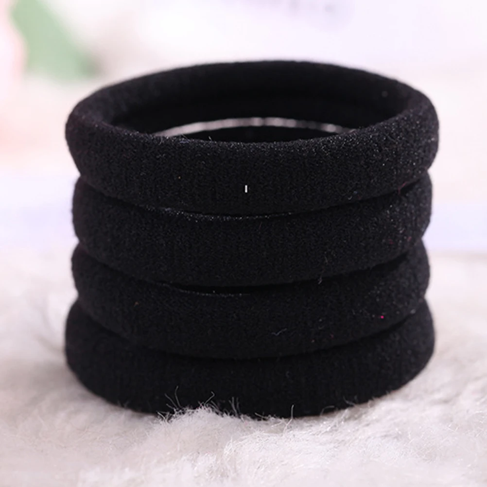 

200pcs Candy Color Hair Ties Stretchy Ponytail Holders Durable For Curly Long Short Hair Women Girls Kids Sports Braiding