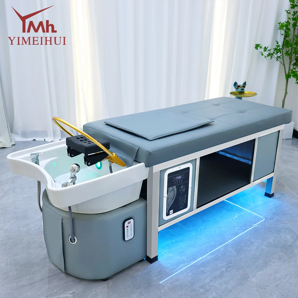 

Factory Salon Hair Washing Basin Massage Bed Bowl Thai Head Spa Water Therapy Shampoo Bed