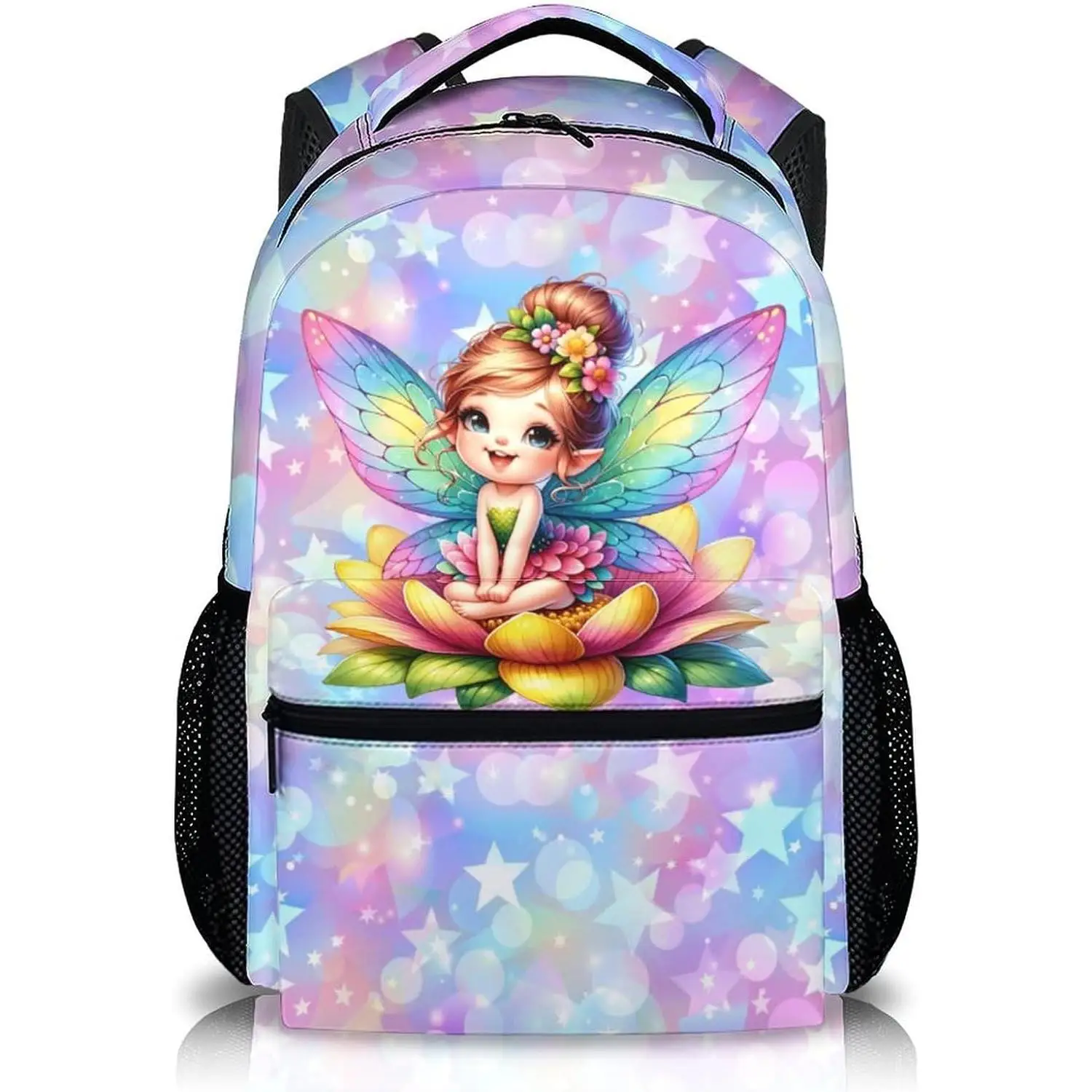 

Fairy Backpacks, Gift for Kids Back to School, Cute Fairy Bookbags for Kids 6-8, Cute Bookbag for School Travel