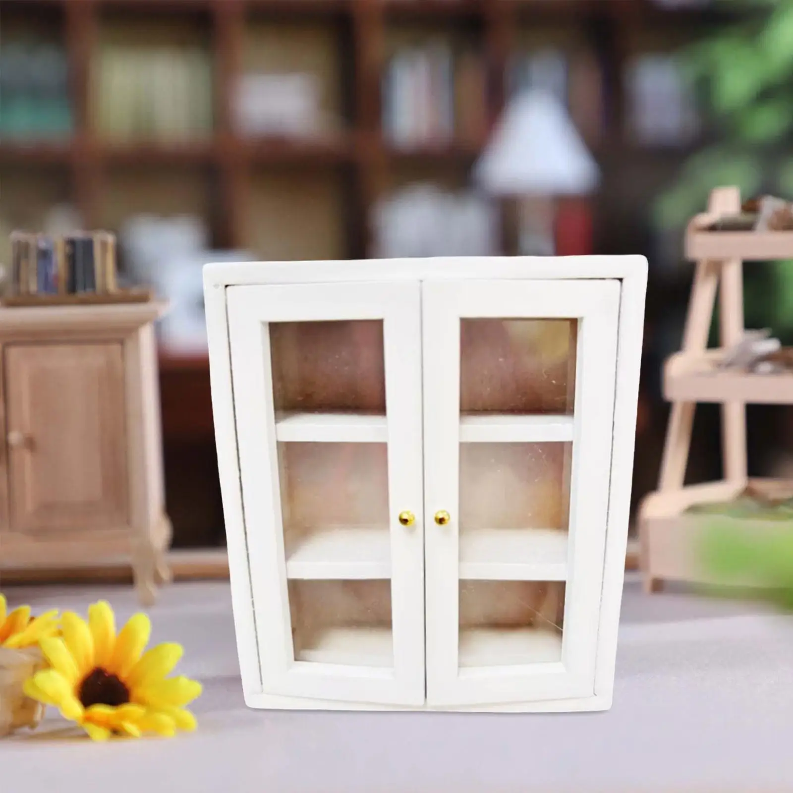 Armoire à échelle 1/12, meubles faits à la main, scène de vie, accessoires ménagers Micro