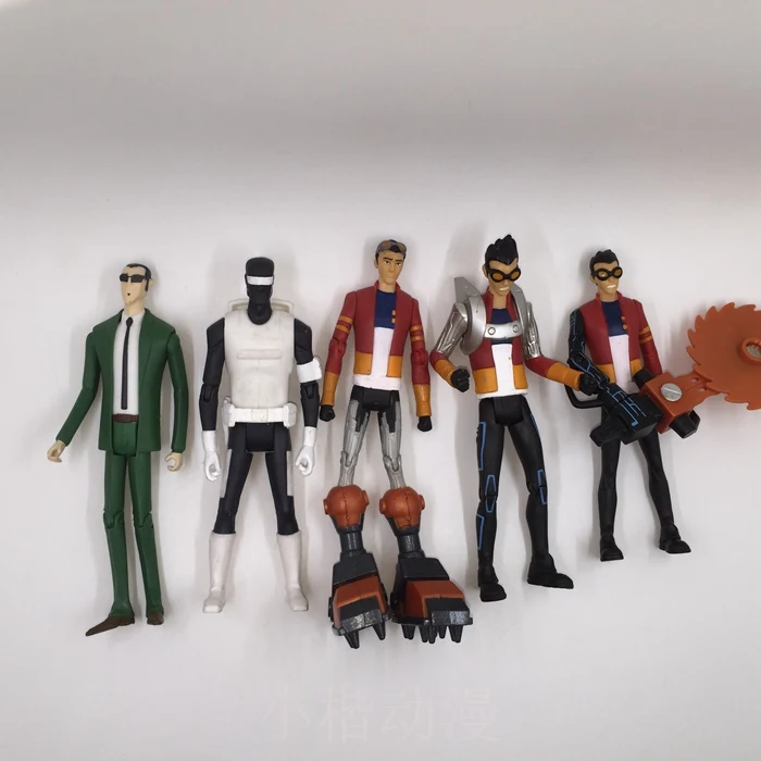 5 pçs 10cm dos desenhos animados gerador salazar figura de ação boneca pvc crianças coleção rex noface modelo brinquedo