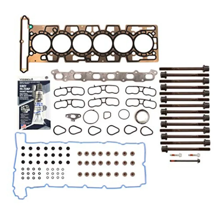

HSHB810442E Compatible With 0205 GMC Isuzu Oldsmobile Saab 4.2 Head Gasket Bolts Set for Engine Repair and Maintenance in Aut