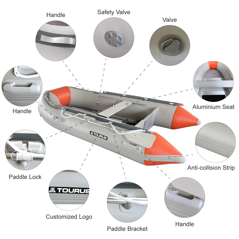 OEM Accept Made In China Pvc Plastic Belly Boat Inflatable Fishing Boat For Sale