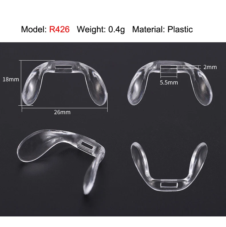 Soporte antideslizante para gafas, almohadilla para la nariz, accesorios para SILLÍN, 10 unidades