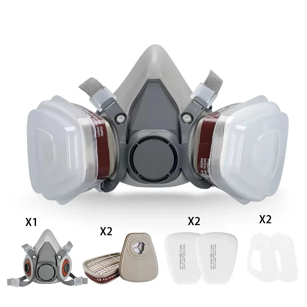 Gas mask for painting and renovation work; formaldehyde protection; same model as the 6200