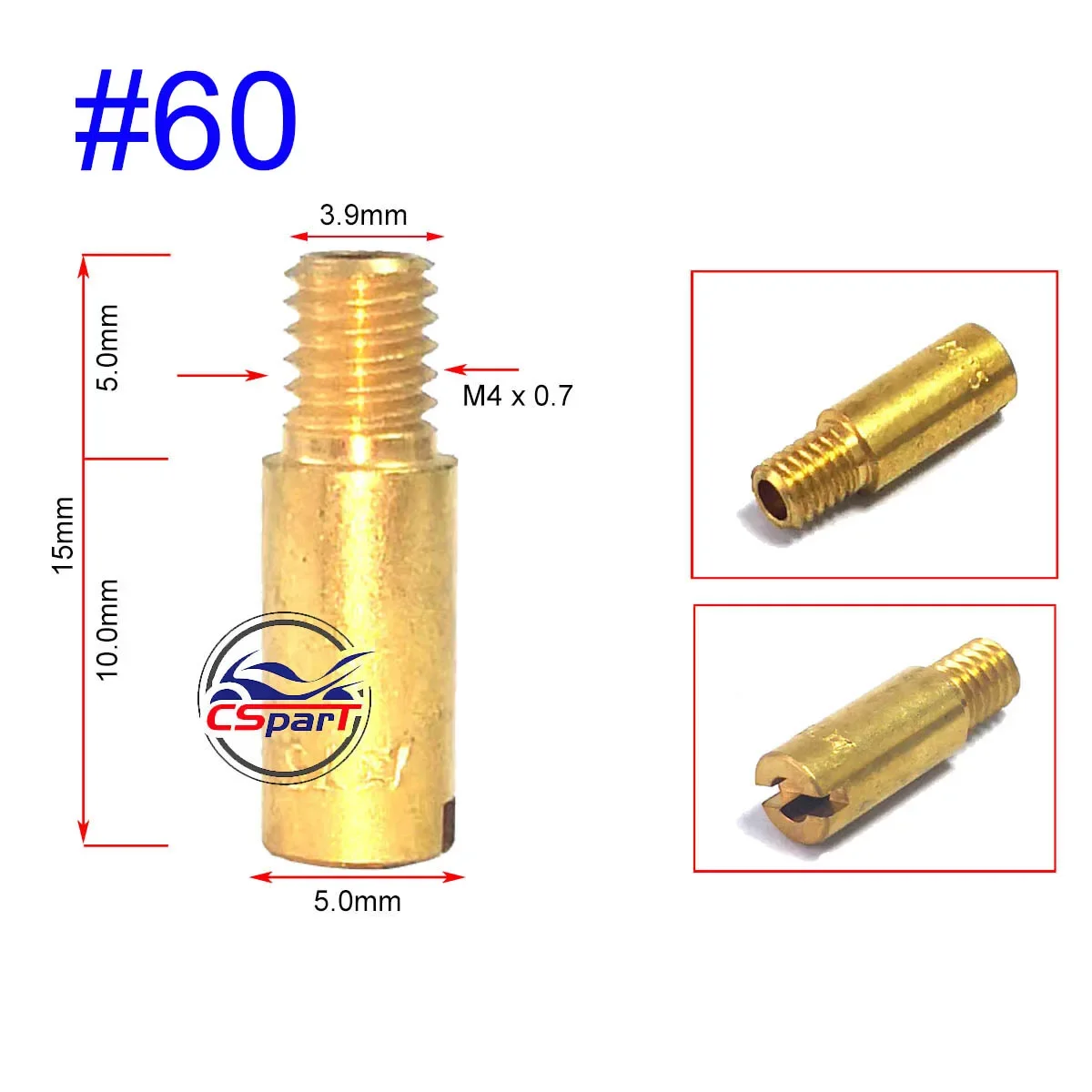 M4 Round Main JET For Mini Moto 47CC 49CC Gas Scooter Engine Pocket Bike