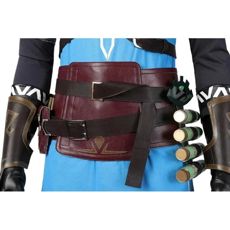 Halloween Cosplay Zelda Cosplay Tears of the Kingdom Link Costume Mantello Uniforme Uomo Ragazzi Anime Gioco Festa Travestimento Set di vestiti