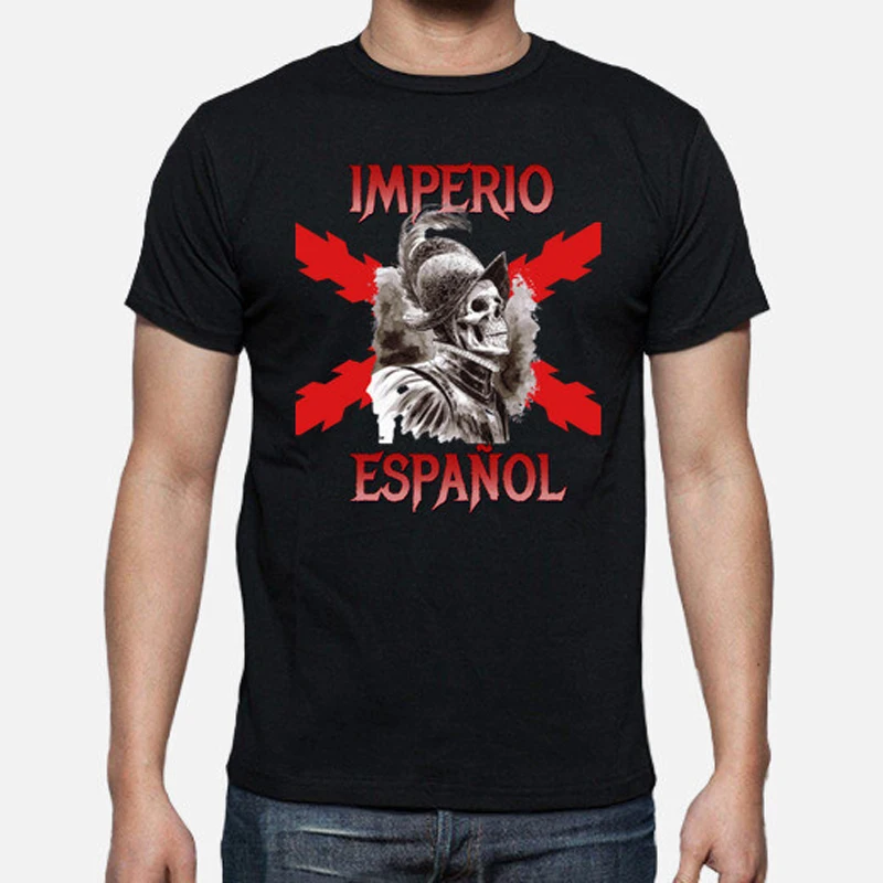 

Spanish Empire T Shirt. High Quality Cotton, Loose, Big Sizes, Breathable Top, Casual T-shirt S-3XL