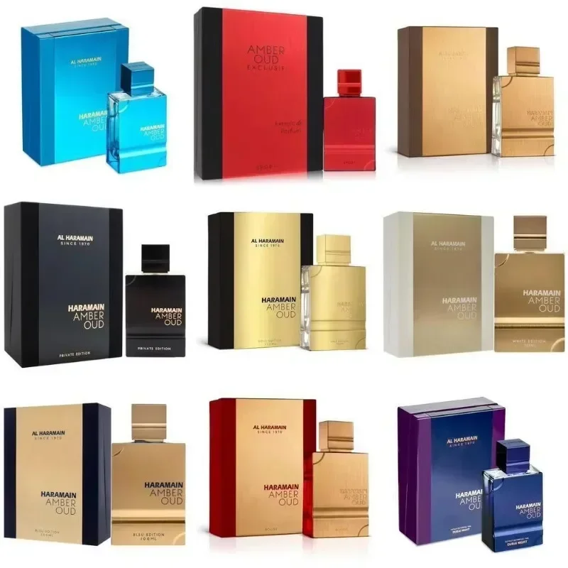 Originele 60 ml Al Haramain Amber Oud Eau De Parfum Femmen Spray Arabische Parfums Blijvende Noble Mannelijke Feromoon Parfum Keulen Make-Up