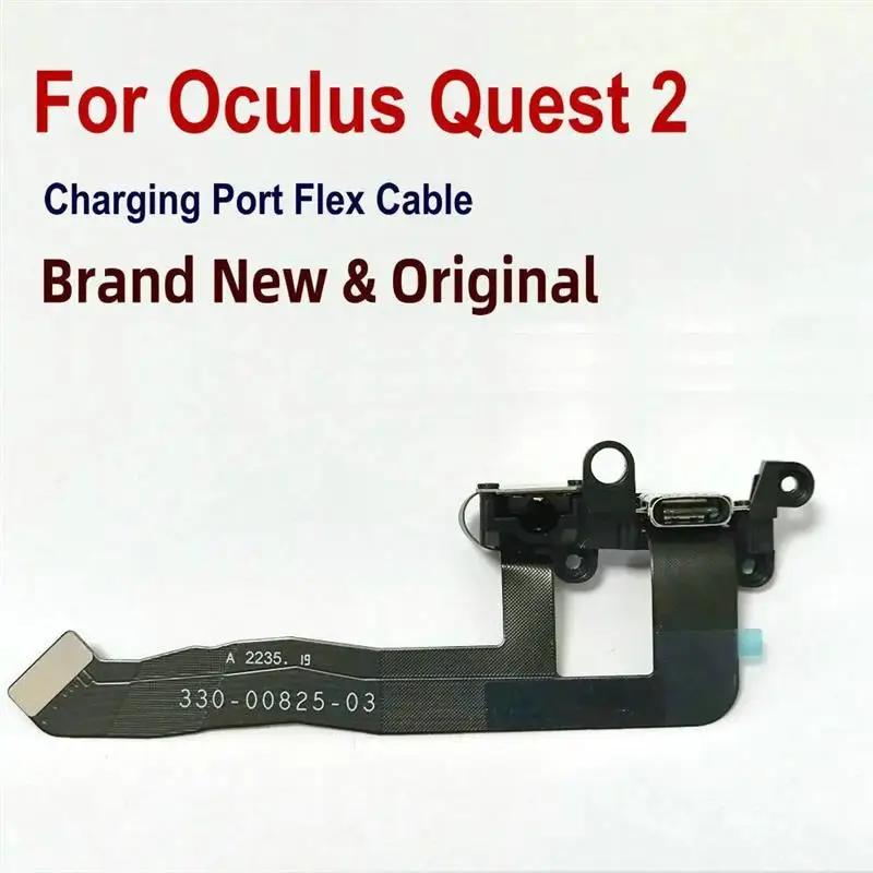 

Brand New Original Charging Port Flex Cable For Meta Oculus Quest 2 VR Headset Quest2 Power Type-C Audio Aux Jack Repair Parts