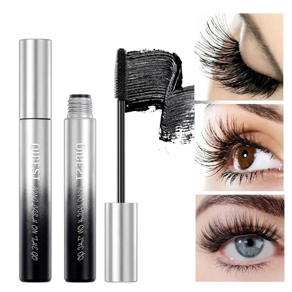 Langanhaltende Make-up-Mascara für große Wimpern. Wasserfeste Wimperntusche für große Augen. Langanhaltende, dicke, geschwungene, natürliche Wimperntusche für lange