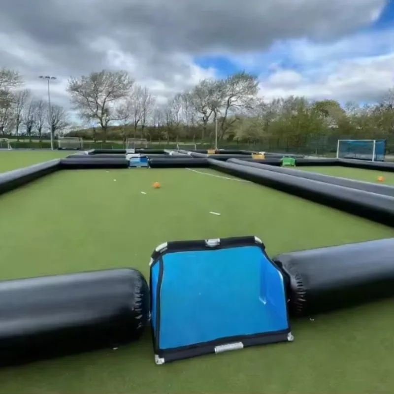 Inflatable Soccer air Pitch Fields, Airtight Football Fence Custom and Rent Business Custom 3v3 air Pitch