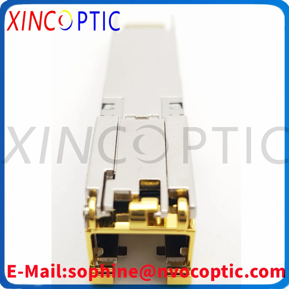 10G RJ45 1PCS Copper SFP+ Module 10GBase-Tx 100M Ethernet Fiber Optic Module Compatible with Cisco/Mikrotik-2W Broadcom BCM84891