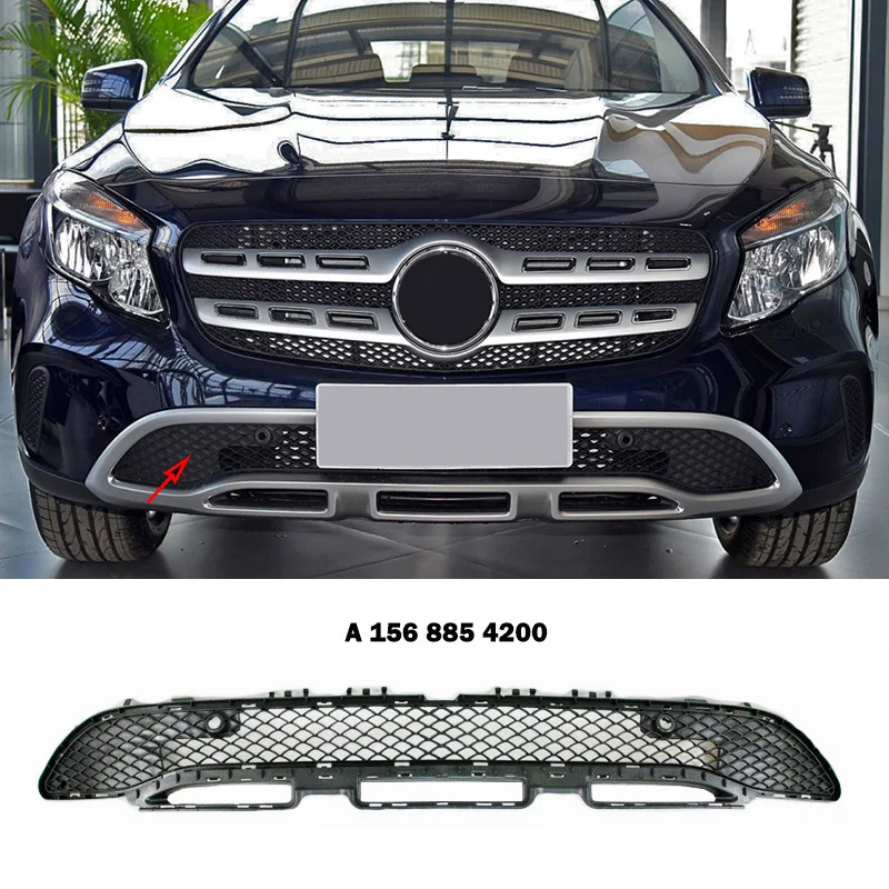 

A1568804200 A1568853122 для Mercedes Benz GLA X156 W156 Передняя Нижняя решетка бампера радиатора решетка воздухозаборника аксессуары