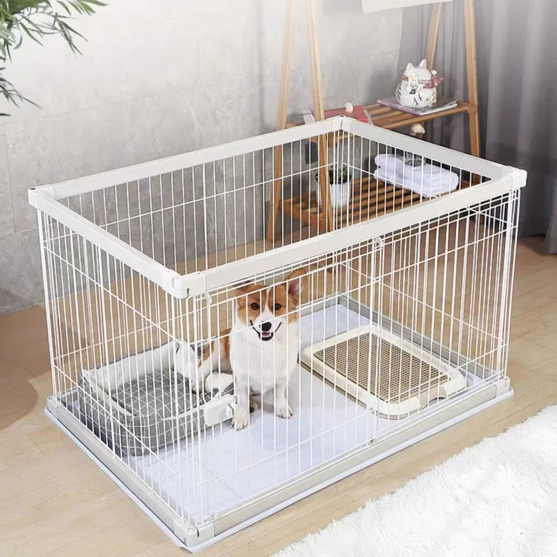 #Privacy Iron Dog Fence Accessories Kennel Supplies Stuff Dog Fence Barrier Playpen Grating Balcony Kojec Dla Psa Pet Supplies