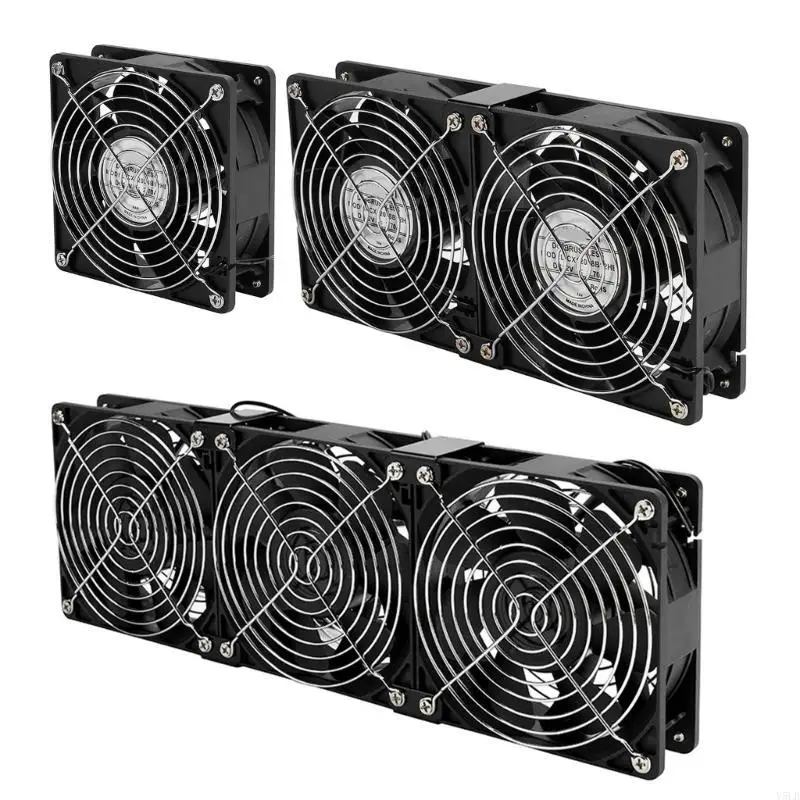 Y5LB 12038 AC AXIAL FAN 100V 240V الجهد العالمي التبريد CFM عالية لتهوية إلكترونيات حالة الكمبيوتر