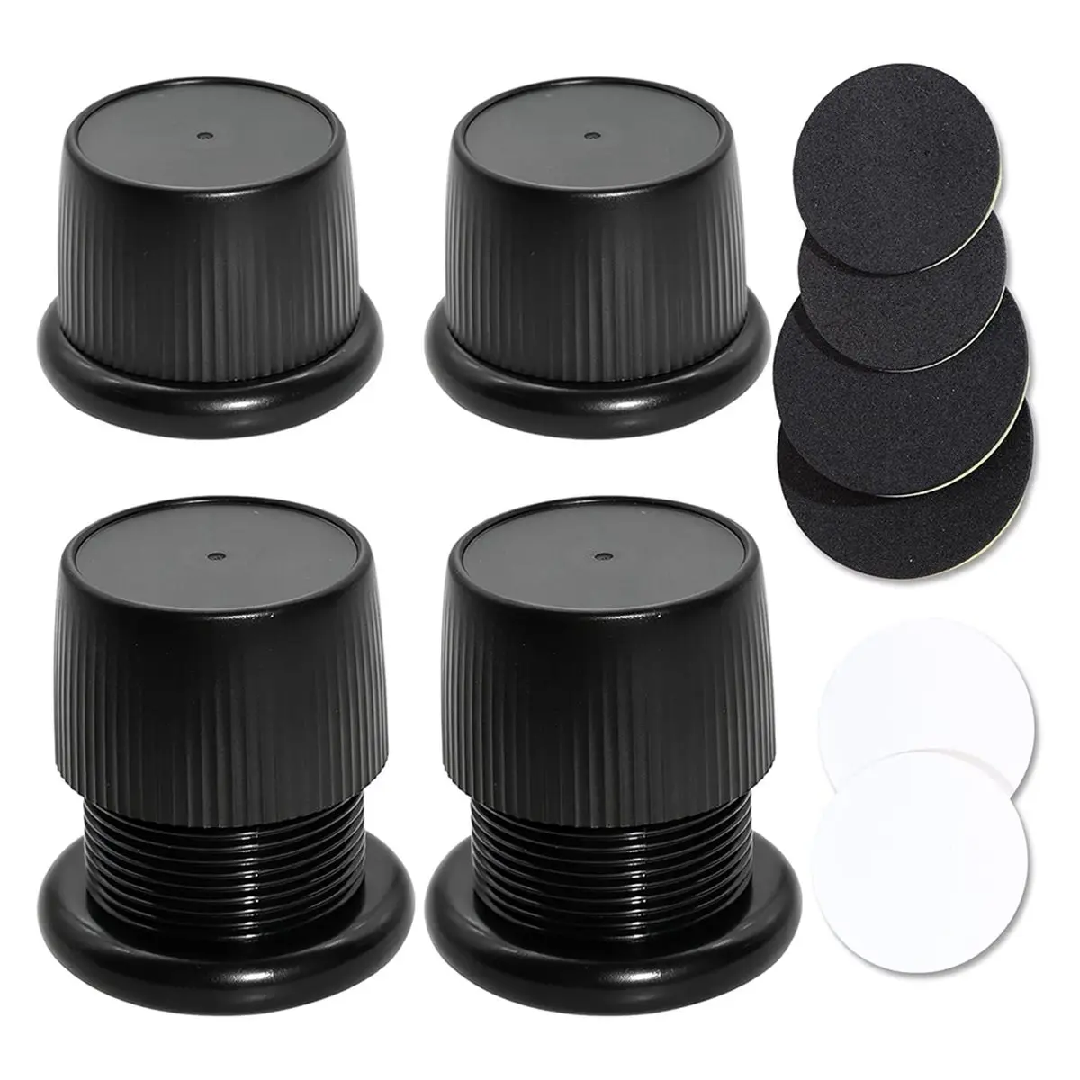 Risers with Adjustable Height Anti-Slip Heat-Dissipating Bases for Microwave Ovens and Air Fryers Furniture Like Sofas