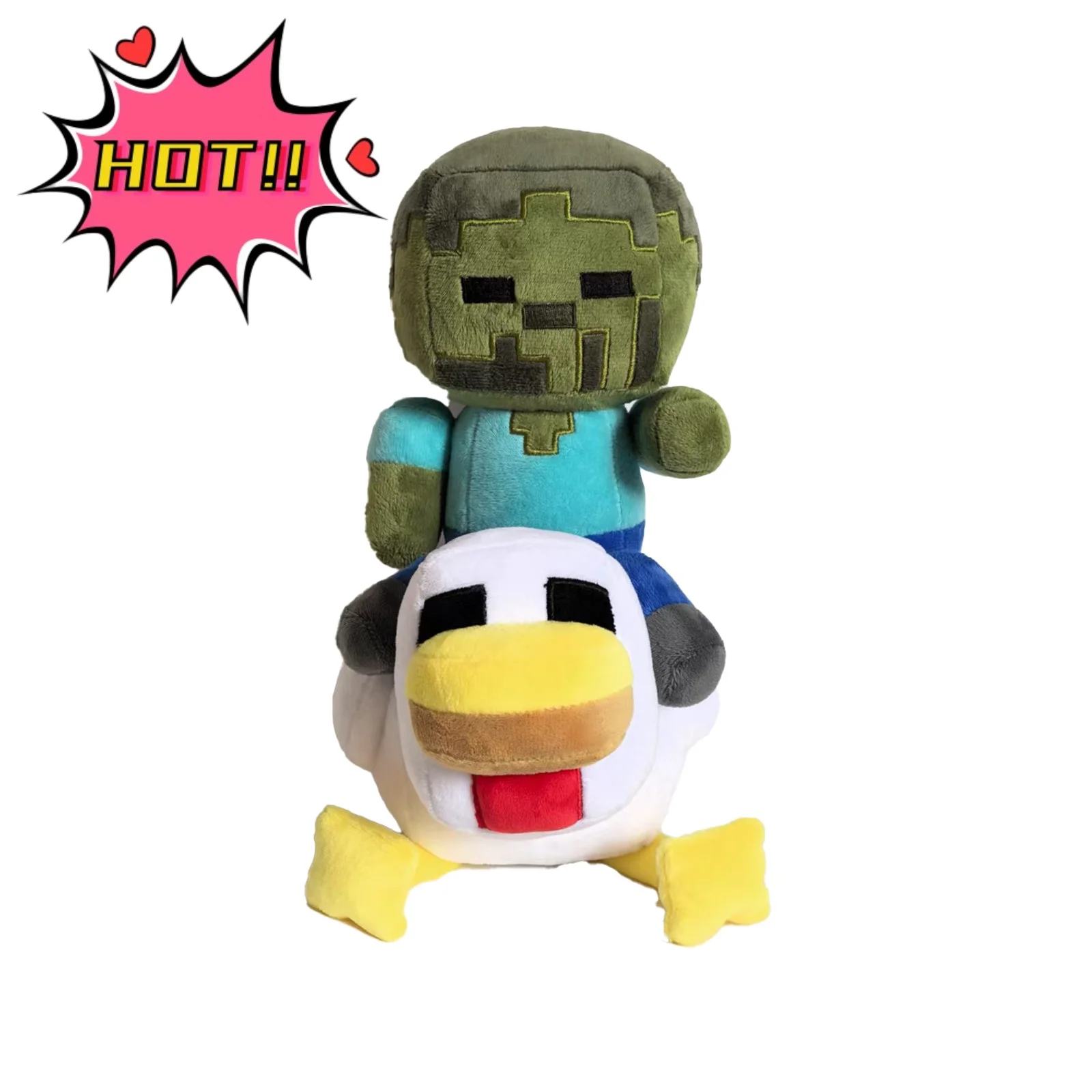 

Dr. Zomboss My World Movie Peripheral Fitness Collectible Ornament Gift Plush Pillow Soft Plushie Stuffed Pillow, 20 Inches
