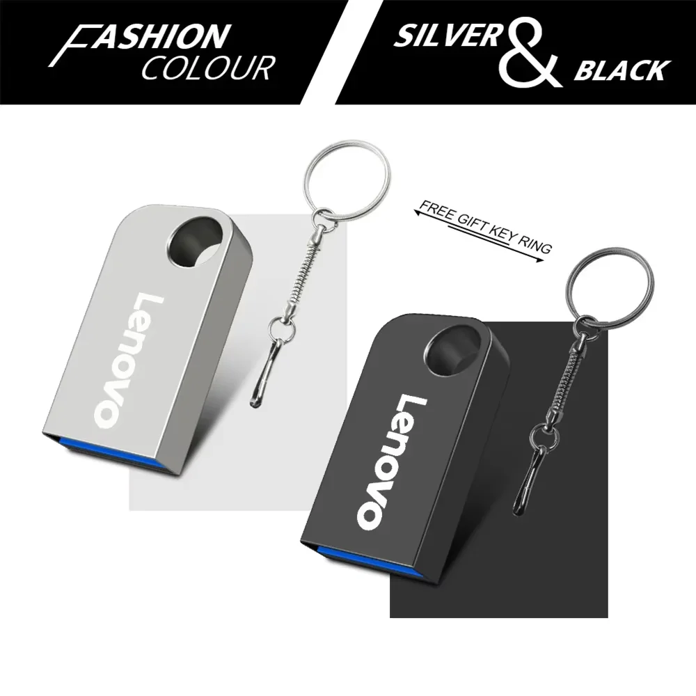 Lenovo Memory Stick Memory Waterproof USB Flash Drive High Speed USB 3.0 Data Transfer Flash Drive Mini Pen Disk 2TB 1TB 512GB