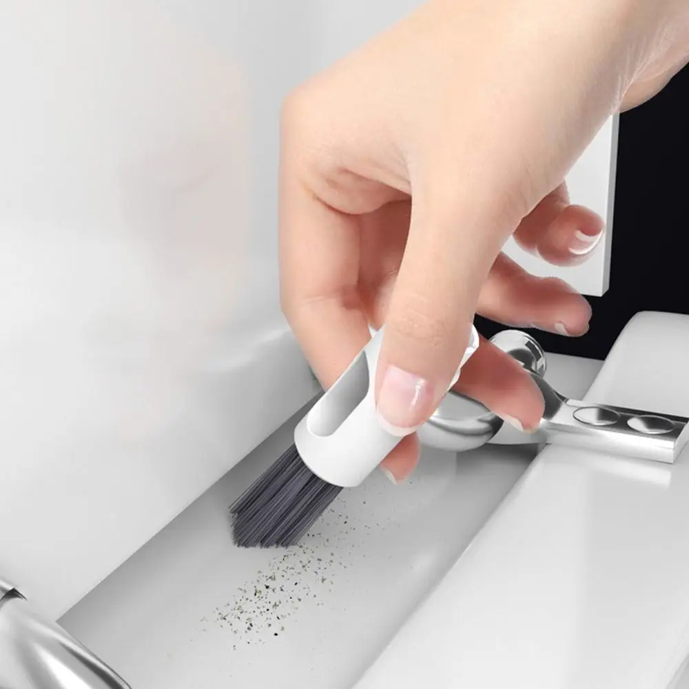 

Креативная бытовая щетка для унитаза с длинной ручкой, настенная быстросохнущая щетка с изогнутой головкой, угловая щетка, инструменты для чистки ванной комнаты