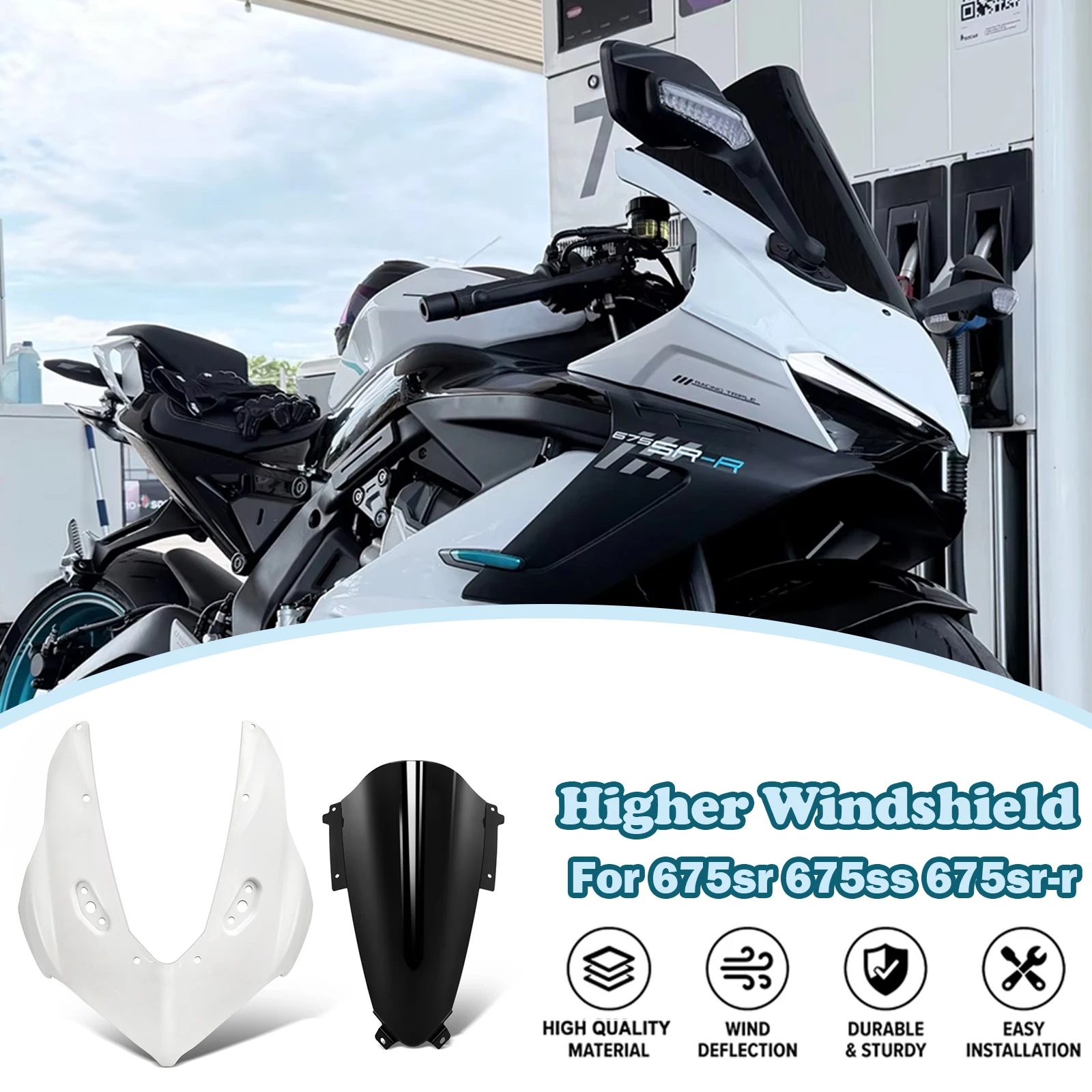 CF 675sr New Motorcycle Accessoires Windshield Modified Front Head Cover Fairing For 675SR 675SS 675SR-R 2024-2026