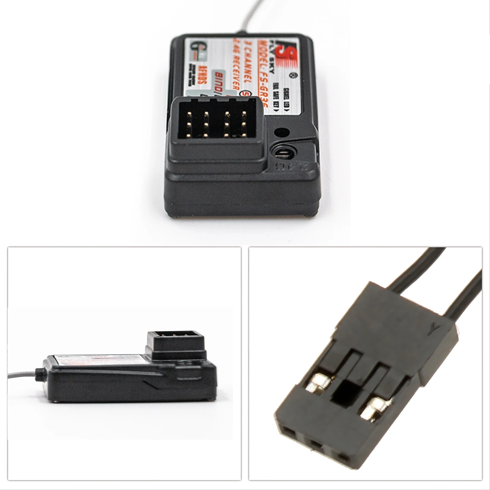 Flysky FS-GR3E AFHDS 3CH Empfänger für RC Auto Boot FS-FS-GT2B FS-GT3B FS-GT3C FS-IT4S Empfänger für RC Auto