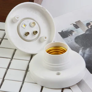 Weiße Deckenlampenfixierungsbasis, Lampenhalter, Lampenbuchse, Adapterpuffer, E27, 1-10 Pces, 220 V 10 Hauptverkaufsunterstützung Plafon - №2