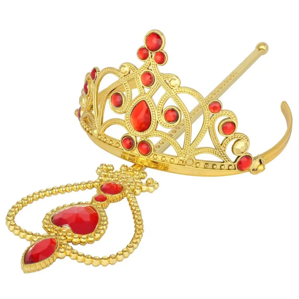 Couronne de petite princesse avec diamant pour enfants, baguette magique, accessoires Kiev illage de Noël