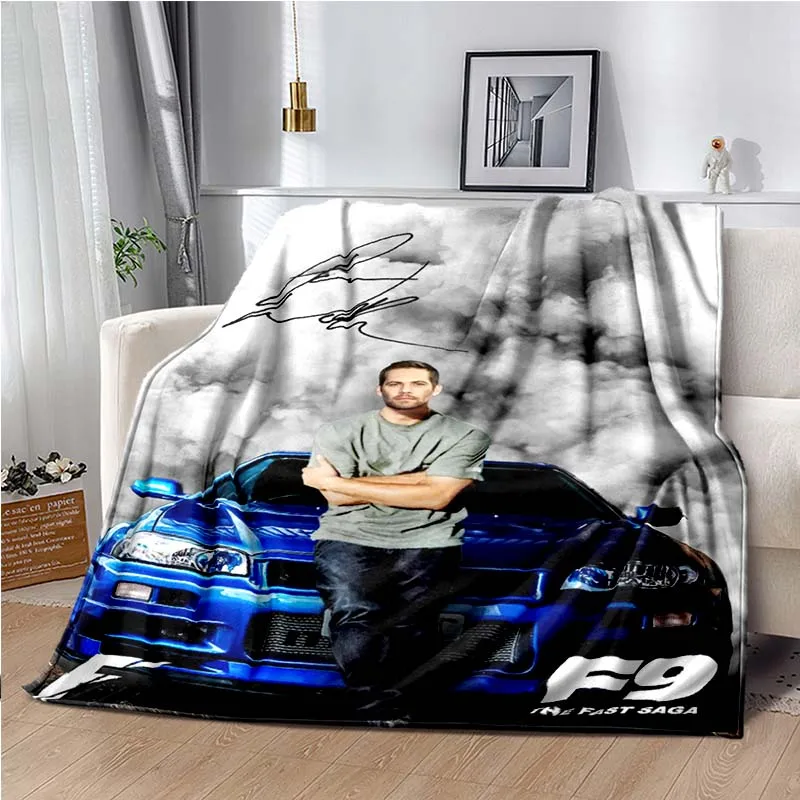 Fast and Furious Throws Blanket for Kid Couch Sofa Travel Home Hiking Picnic Bed Beding Super Soft Flannel Blanket birthday gift