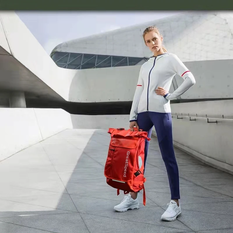 Fashion Tennis Bag Sports Gym Backpack Badminton Bag Tennis Racket Bag Waterproof Travel for Men Women with Show Compartment