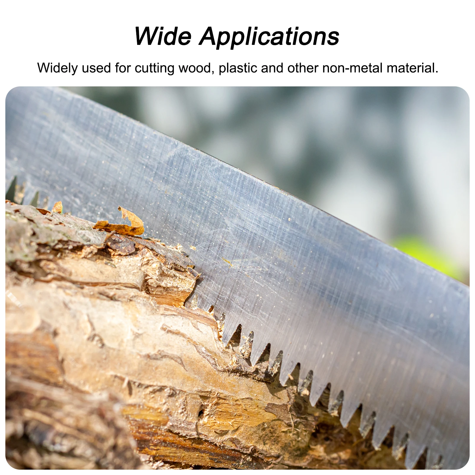 مناشير التقليم شفرة مستقيمة منشار يدوي مقبض حديد للتخييم حديقة فروع شجرة الخشب التشذيب 21 بوصة