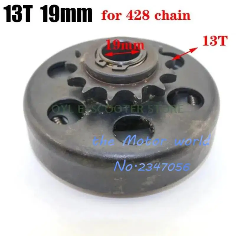 10T 12T 13T 16T Tooth 35/420/428 Chain 16mm 19mm 20mm Centrifugal Automatic Clutch For GO Kart Fun Minibike Drive Sprocket