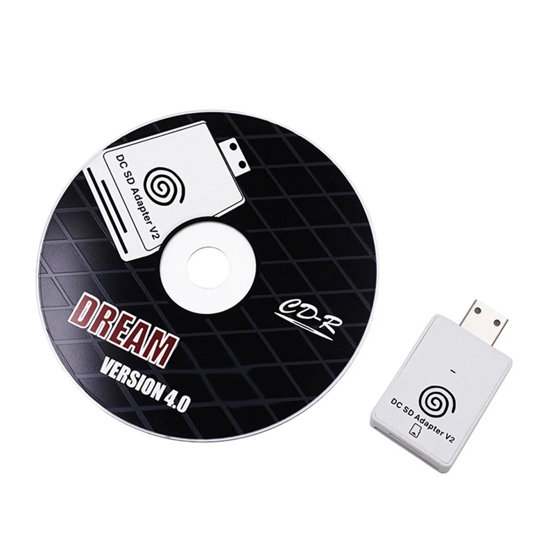 For SD Card Reader For SEGA Dreamcast Dreamshell V4.0 TF Card Game Player Adapter+CD With Dreamshell Boot Loader