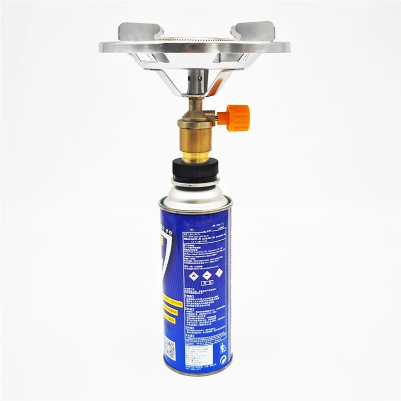 

A20F-Gas Tank Sdapter CGA600(1In-20UNF) To 220G Butance Cartridge Braze Welding MAPP Propane Gas Torch Heating Burner Adaptor