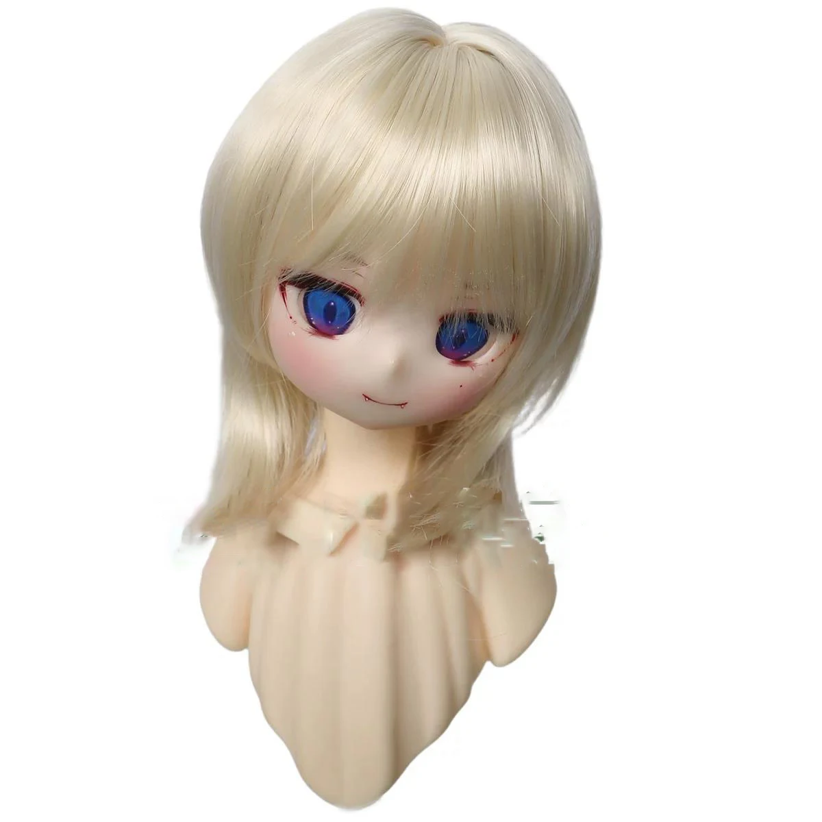 Puppenperücke für 1/3 BJD-Puppen, Haar, DIY-Puppenzubehör, Perücke, Prinzessinnenhaarperücke – Detail 7
