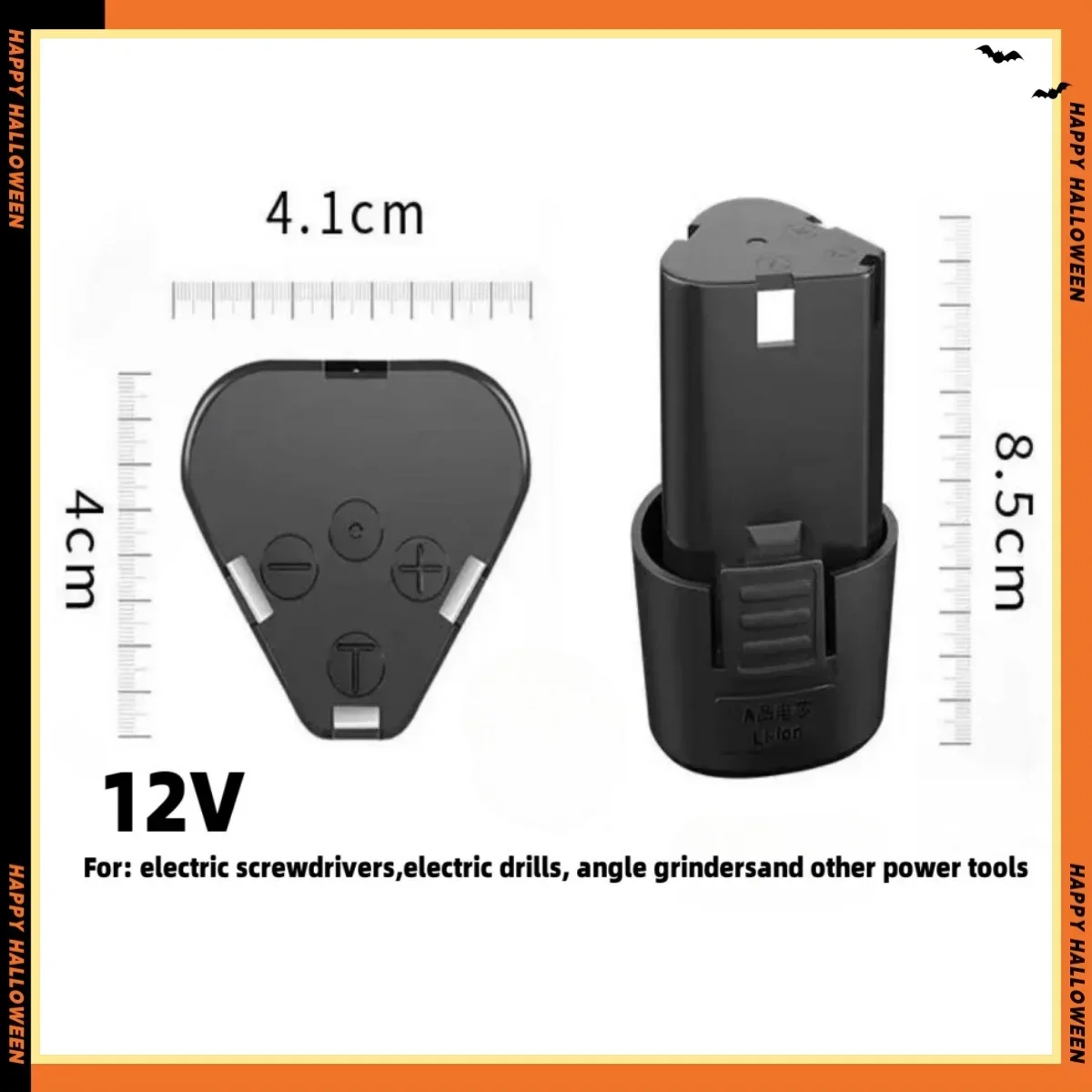 12V4000mAh Rechargeable Lithium Ion Battery Plus Charger for Electric Screwdrivers, Drills, Mini Angle Grinder 18650 Batteries