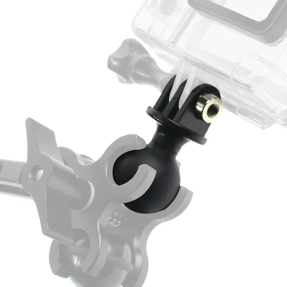 360 grad Rotation Stativ Kugelkopf Basis Adapter Kamera Stativ Halterung für Gopro Hero Tragbare RAM Halterung ABS Kunststoff 1 zoll – Detail 4