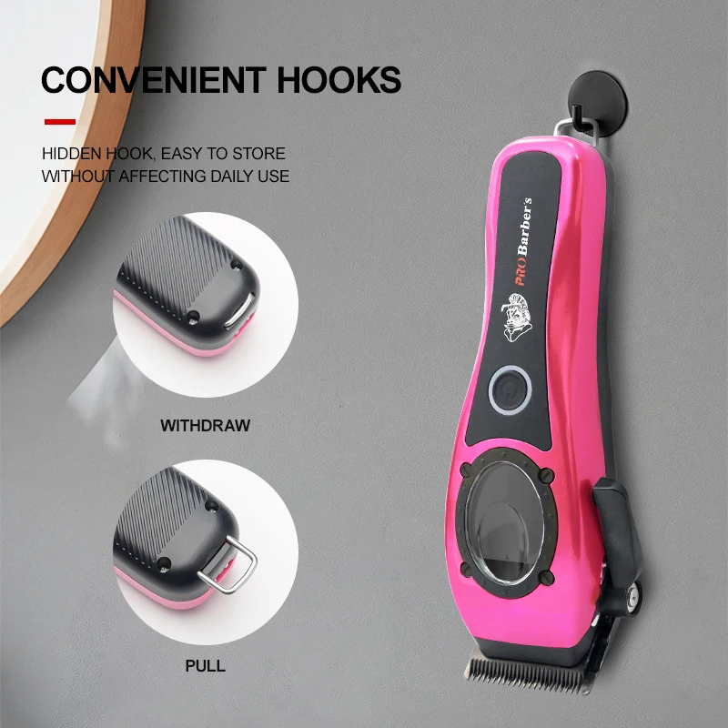 OEM 8000RPM Brush Magnetic Motor Barber Clipper Brush Hair Clipper Cordless Blade Clipper for Men