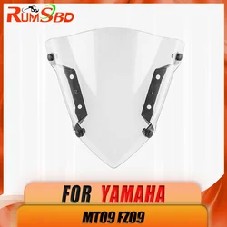 Windshield Windscreen Wind Deflector for Yamaha MT09 FZ09 For MT-09 FZ-09 MT FZ 09 2014 2015 2016