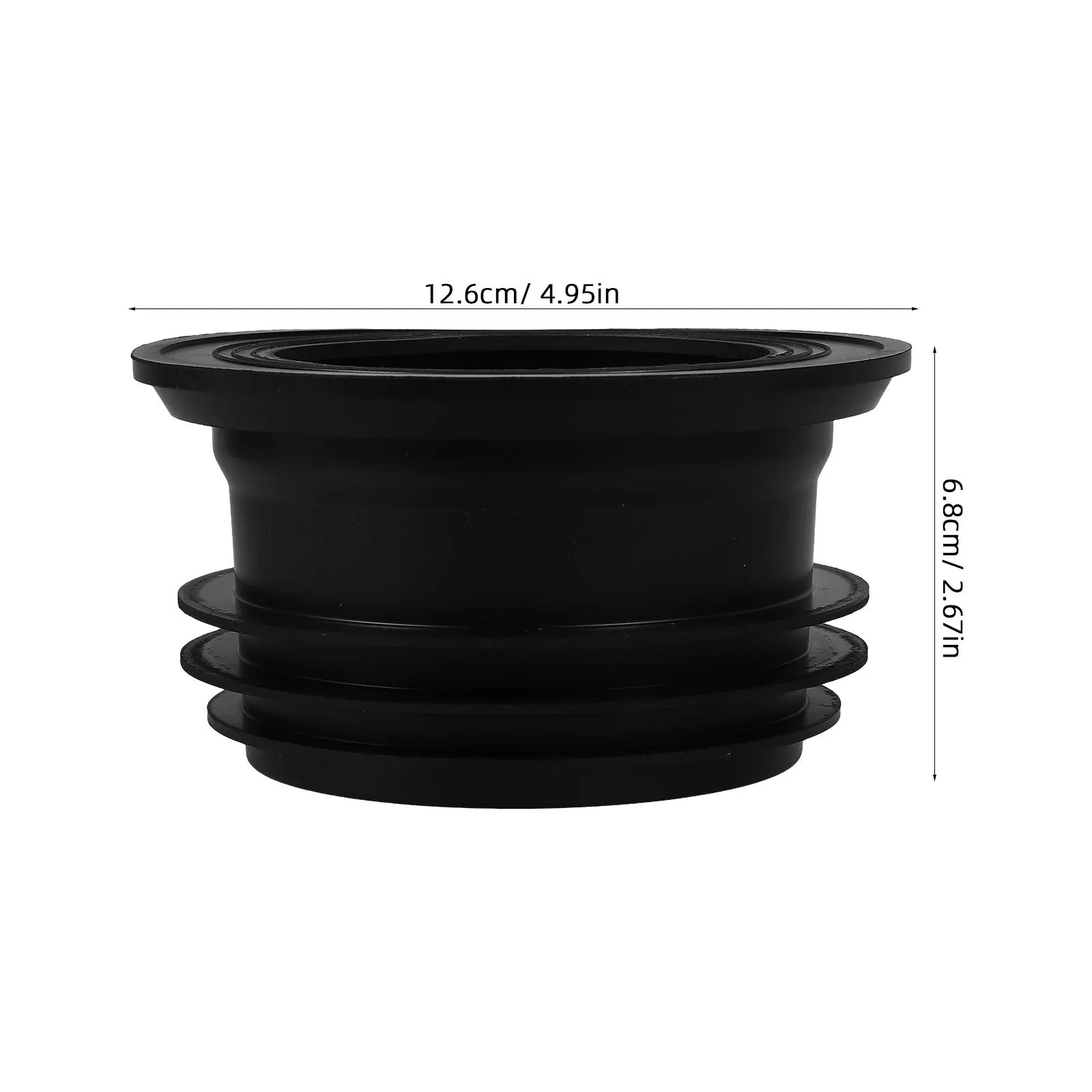 Universal Toilet Flange Seal Thickened Anti-Odor Anti-Backflow Sealing Ring For Bathroom Odor Prevention Rubber Seals For Tanks