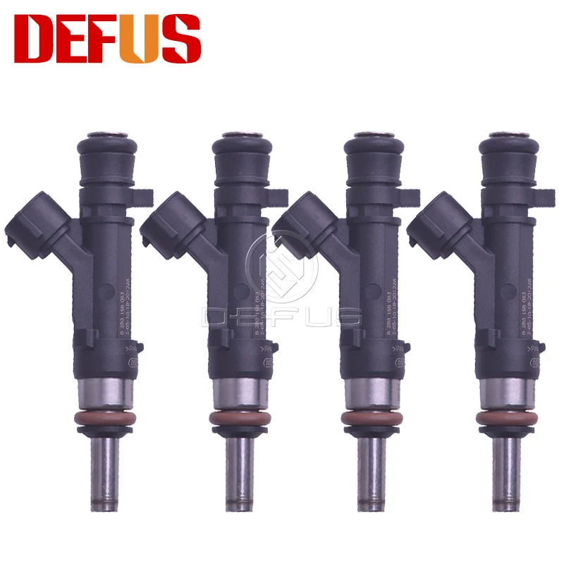 

DEFUS New 4PCS Fuel Injector Gasoline OEM 0280158053 For Audi A6 C6 2004-2008 2.4L 130kw New Arrival High Quality injection