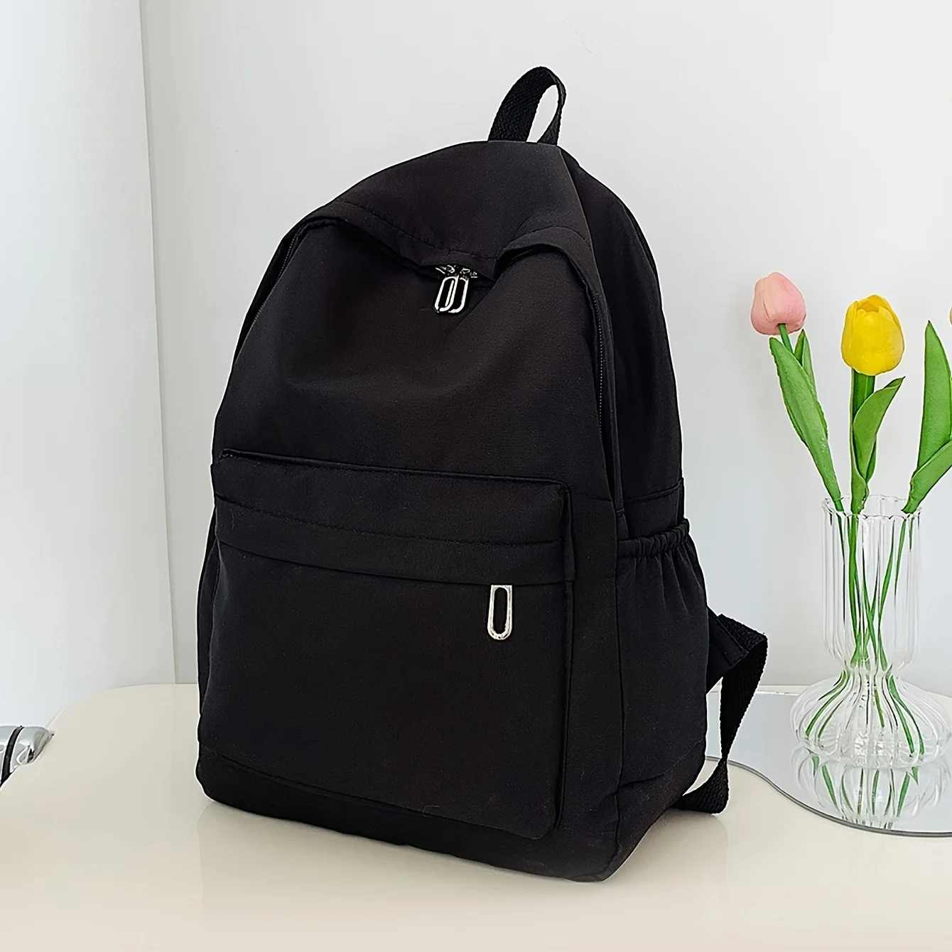 

Lightweight Chic Backpack - Versatile, Adjustable Comfort Straps, Secure Zip Closure, Durable Polyester for Everyday Use
